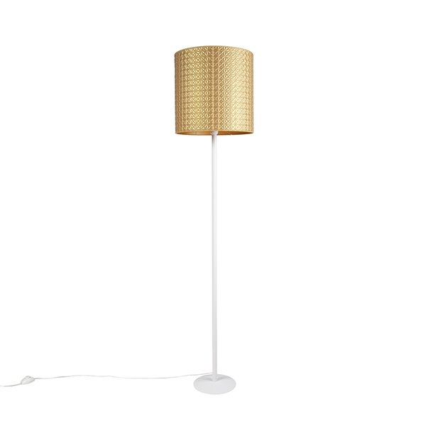 Qazqa Manila Rattan Stehlampe – Smart, Dimmbar, M Produktbild-Vorschau 8