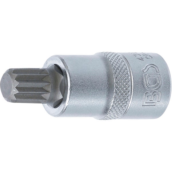 BGS Bit-Einsatz Antrieb Innenvierkant 12,5 mm (1/2) Innenvielzahn (für XZN) M12 - 4354