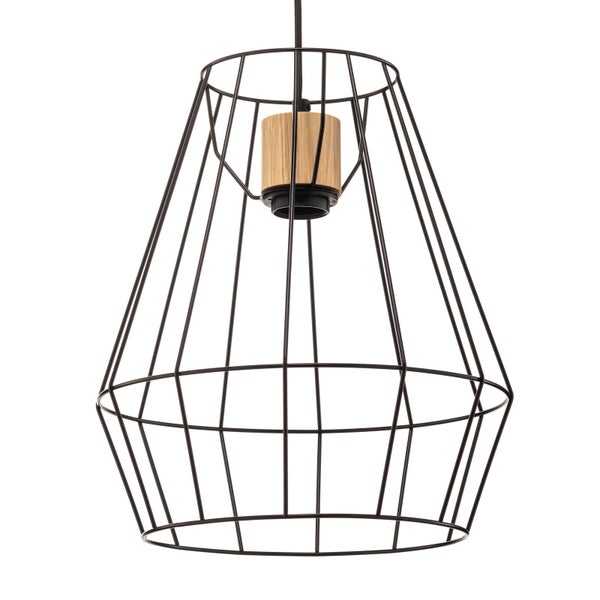 Envostar Pendelleuchte Finan (Modern) in Schwarz aus Metall (1 flammig, E27) - Deckenlampe Esstischlampe Hängelampe Hängeleuchte Wohnzimmerleuchte
