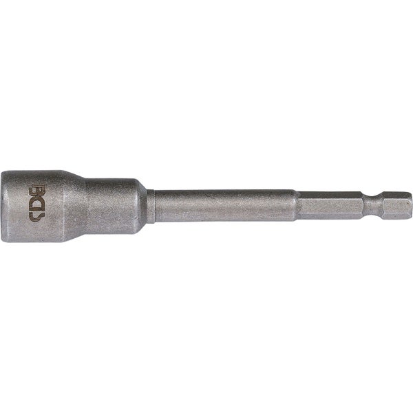 BGS Steckschlüssel-Einsatz Sechskant extra lang für Bohrmaschinen Antrieb Außensechskant 6,3 mm (1/4) SW 11 mm - 2767