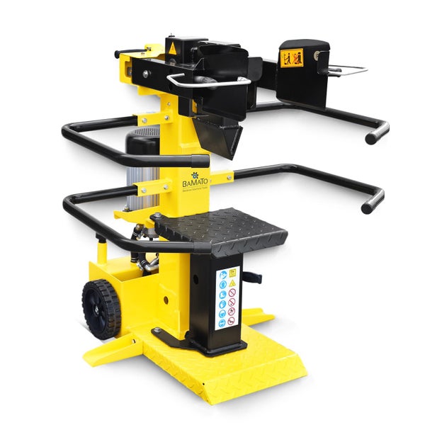 BAMATO HO-8PRO Holzspalter mit Elektroantrieb - 8 Tonnen Spaltkraft für Hart- und Weichholz