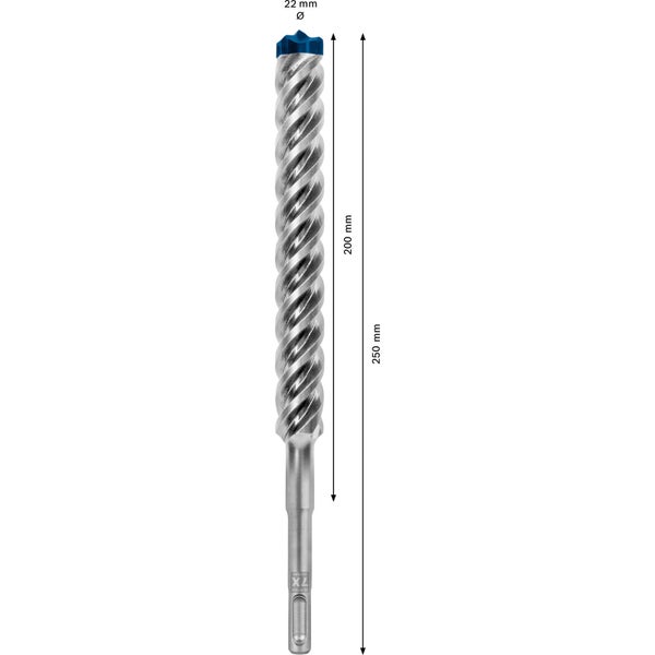 Bosch Expert SDS plus-7X Hammerbohrer 22 x 200 x 250 mm - 2608900146