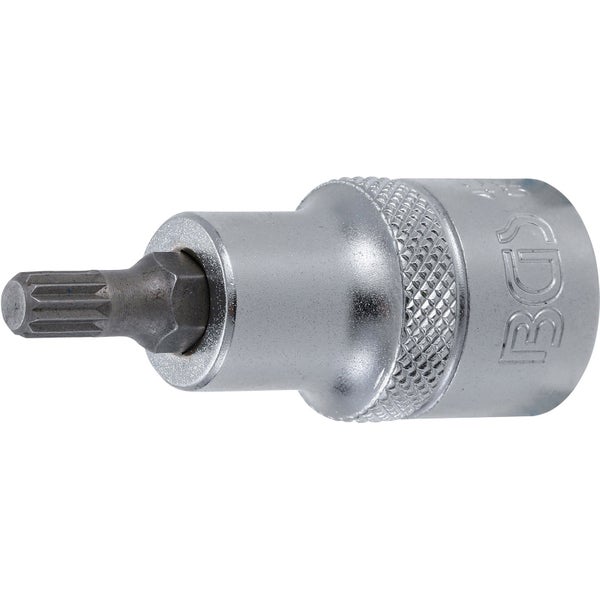 BGS Bit-Einsatz Antrieb Innenvierkant 12,5 mm (1/2) Innenvielzahn (für XZN) M6 - 4351