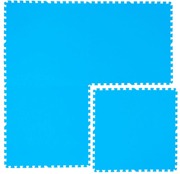 Quadratische Puzzlematte aus Schaumstoff mit Stecksystem