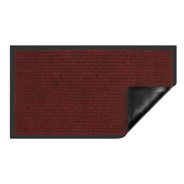 FLOORDIREKT Schmutzfangmatte Dura - Türmatte Für Innen & Außen - Rot - 66 x 185 cm