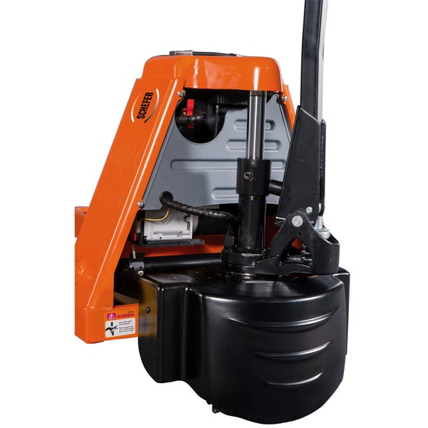 Schefer Logo auf einem Gabelhubwagen