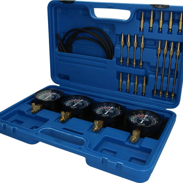 Kompressionstester Set im blauen Koffer