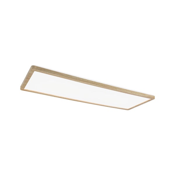 LED Panel Atria Shine Backlight IP44 eckig 580x200mm 22W 2300lm 4000K Holzoptik