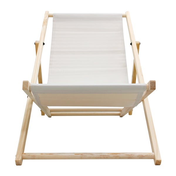 ECD Germany 2er Set Liegestuhl klappbar aus Holz, 3 Liegepositionen, Beige, bis 120kg, Gartenliege Sonnenliege Relaxliege Strandliege Liege Strandstuhl Klappstuhl, für den Garten, Terrasse und Balkon
