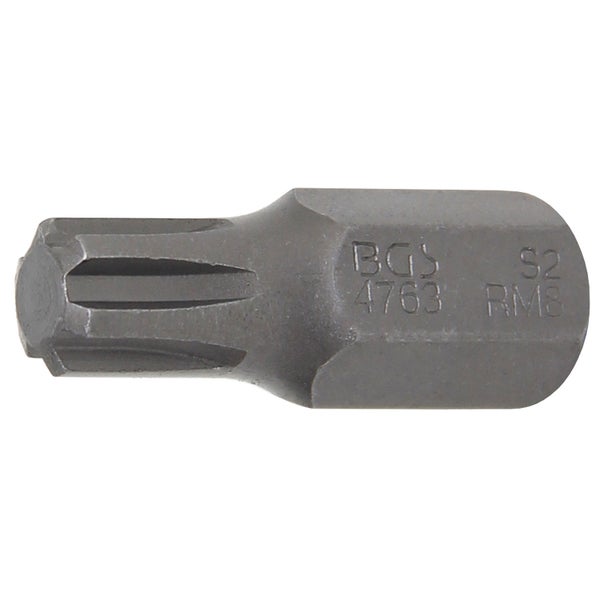 BGS Bit Antrieb Außensechskant 10 mm (3/8) Keil-Profil (für RIBE) M8 - 4763