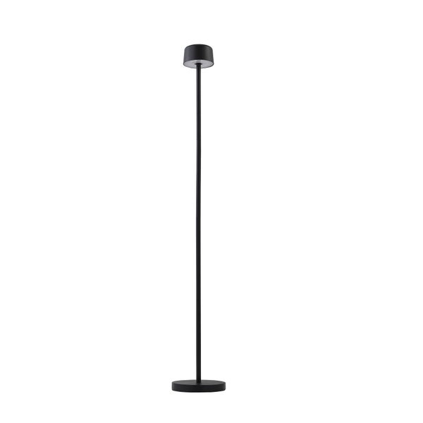 Lindby LED Isason ( Touchdimmer) dimmbar (spritzwassergeschützt (Modern) in Schwarz aus Aluminium (1 flammig, ) Touch Lampe