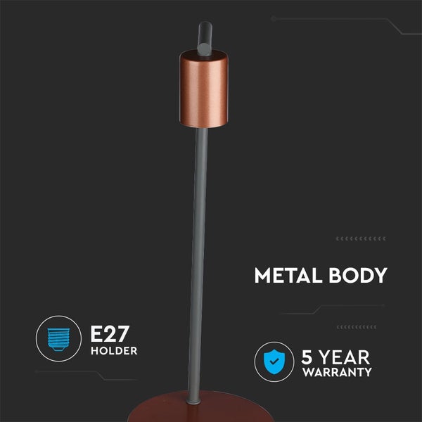 Metallkorpus E27 Fassung mit 5 Jahren Garantie