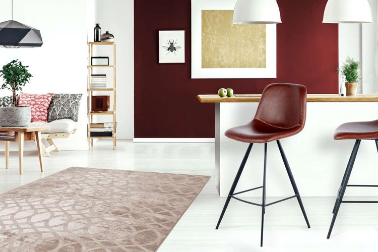 Barstuhl Samantha 300 2er-Set Dunkelbraun / Schwarz