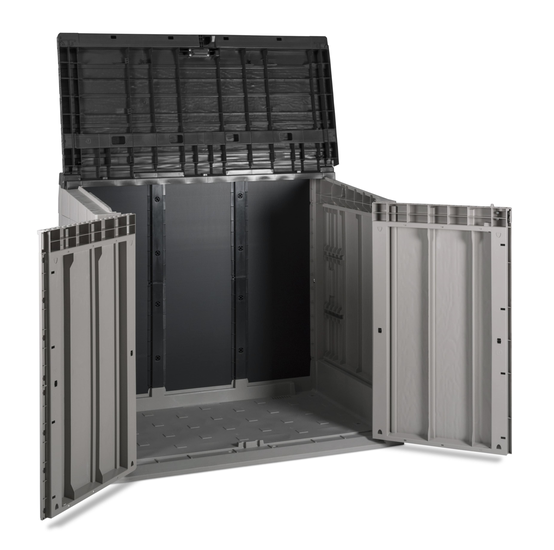 Toomax Stora Way Plus Aufbewahrungsbox 842L in Hellgrau/Anthrazit