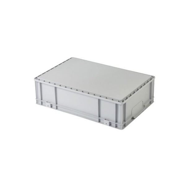 PROREGAL SuperSparSet 8x Eurobox NextGen Insight Cover HxBxT 22 x 30 x 40 20 Liter Hoch/Blau Eurobehälter Transportbox