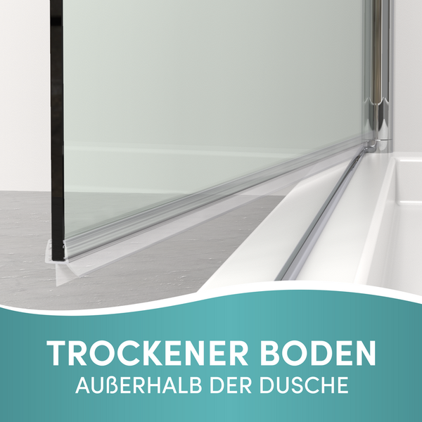 Engelbach® Duschdichtung  3x 100cm mit perfekter Passform für 5-8mm Glastüren mit extra dicker Gummilippe