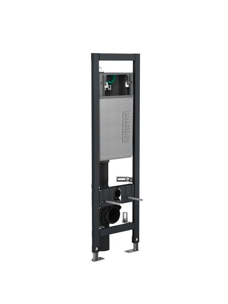 MEPA Vorwandelement für Wand-WC mit integriertem Unterputz-Spülkasten und stabilem Metallrahmen.