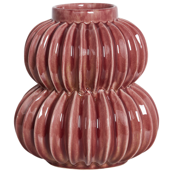 Blumenvase WATERMOSS Steinzeug 28 cm Rot