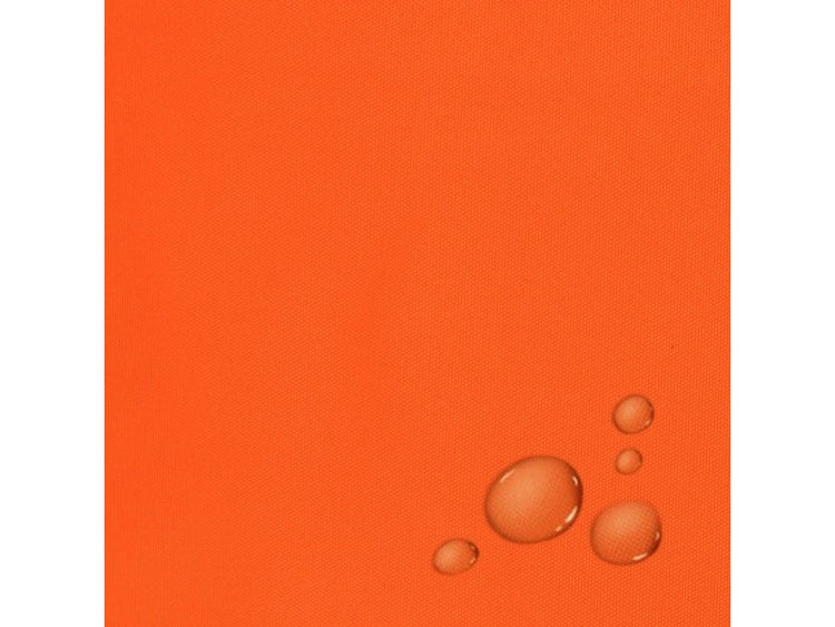 FLOORDIREKT Sonnensegel - Wasserabweisend - Dreieckig - für Garten, Terrasse und Balkon - Orange 3,6 x 3,6 x 5,1 m
