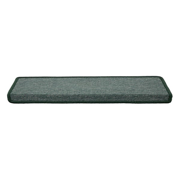 FLOORDIREKT Stufenmatte London - mit Umkettelung - Grün - Rechteckig - 23,5 x 65 cm