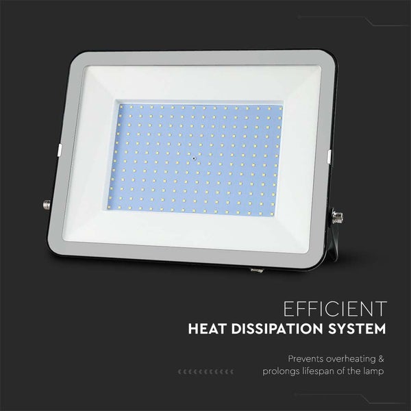 LED-Scheinwerfer - Samsung - IP65 - Schwarzes Gehäuse - 300 Watt - 26390 Lumen - 6500K - 5 Jahre