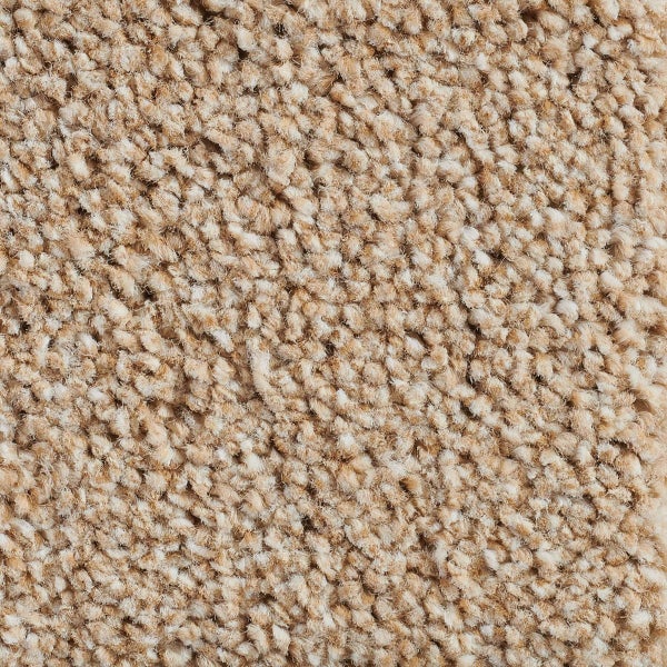 Teppichboden weich Velours Auslegware beige 500 cm Breite (Meterware)