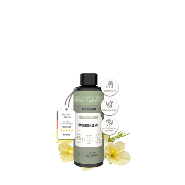 AlphaZoo Omega Power Ölflasche für Hunde und Katzen