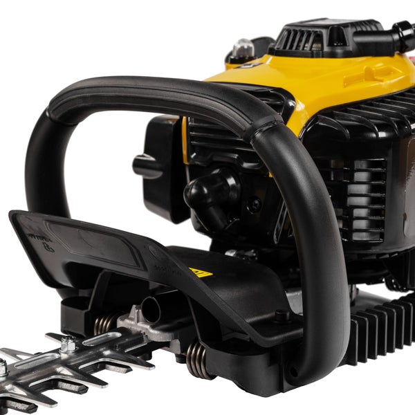 Benzin Heckenschere Texas HTL2300 – 56 cm Schnittlänge, 23 cm³ Motor, 2-Takt, Doppelklinge mit drehbarem Griff