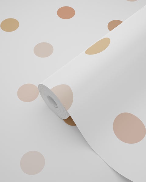 Tapetenrolle mit Punktmuster