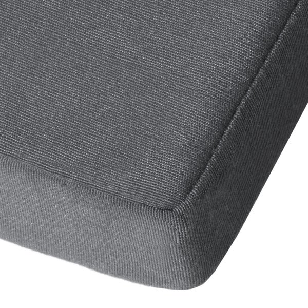 Beautissu Loftlux DC Deckchairauflage 175x45x5cm Graphitgrau