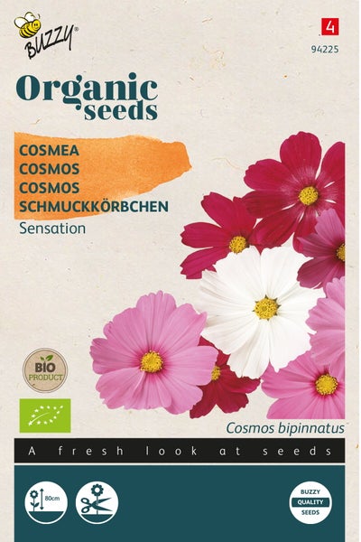 Bio-Saatgut Cosmea Cosmos Schmuckkörbchen Sensation