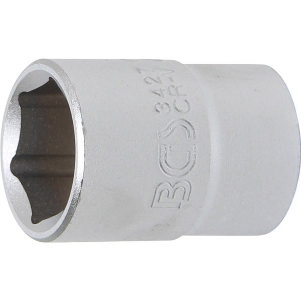 BGS Steckschlüssel-Einsatz Sechskant Antrieb Innenvierkant 20 mm (3/4) SW 27 mm - 3427