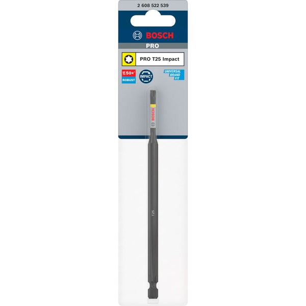 Bosch PRO Torx Impact Bit T25 150 mm - 2608522539