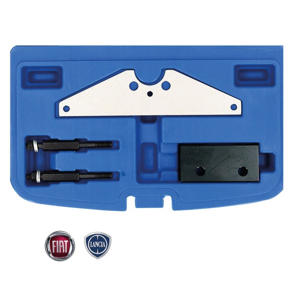 Motor-Einstellwerkzeugsatz für Fiat und Lancia in blauer Aufbewahrungsbox