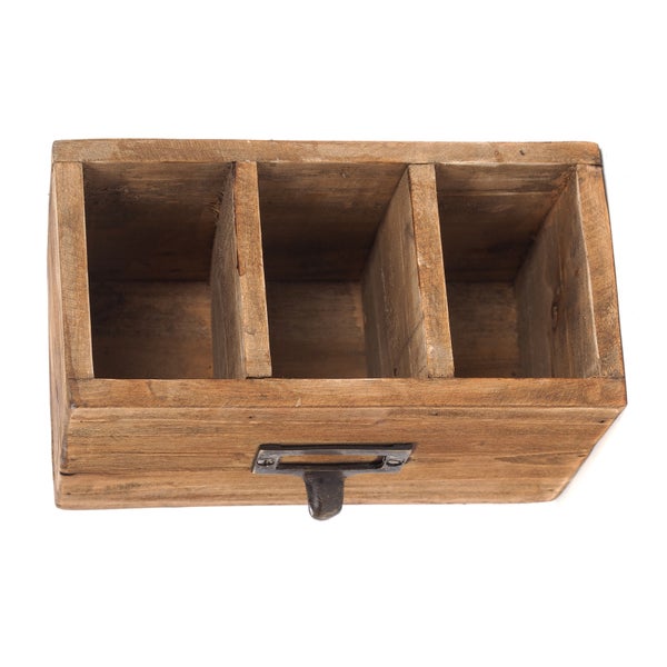 Stiftehalter-Box Vintage 19 Mahagoni 01 natur-vintage