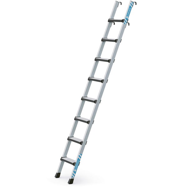 Aluminium-Anlegeleiter mit Sprossen