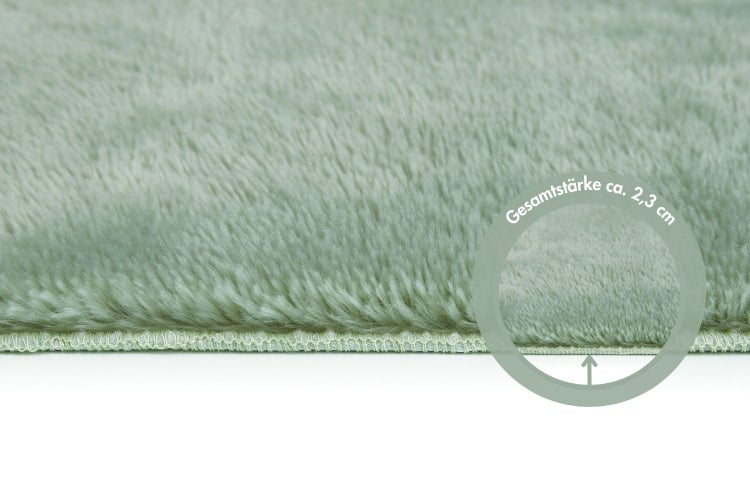 Badematten Set Florida bestehend aus zwei Badematten 40 x 60 cm und 60 x 100 cm in Salbei