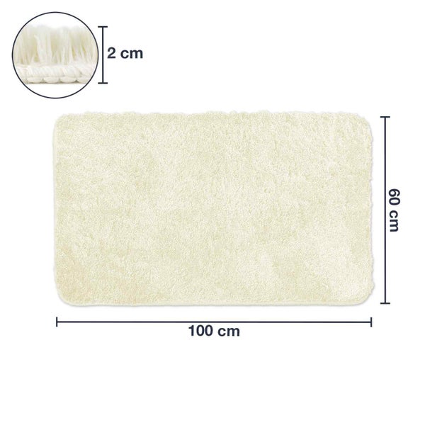 1 St. Badematte Florenz Creme 60 x 100 cm