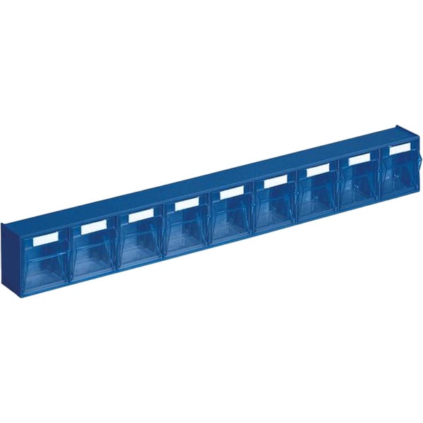 Lockweiler Klarsichtmagazin H 77 x B 600 x T 63 mm blau - 1500991