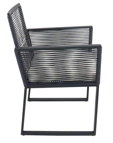 3 tlg. Set Lounge Balkon Gartenmöbel Fidola