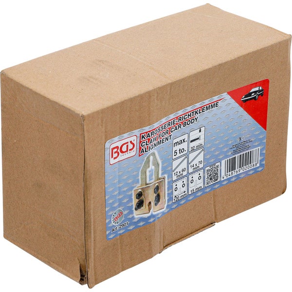 BGS Karosserie-Richtklemme 120 mm eine Zugrichtung max. 5 t - 2901