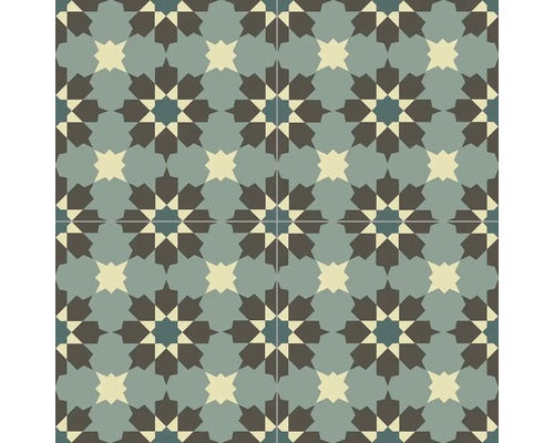Zement Wand- und Bodenfliese Safi Roz 1 20x20x1,6 cm