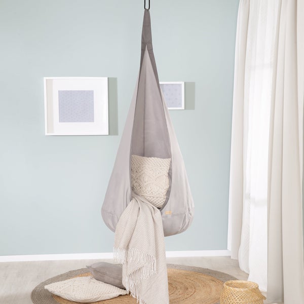 ROBA Hängesack für Kinderzimmer oder Outdoor - Grau