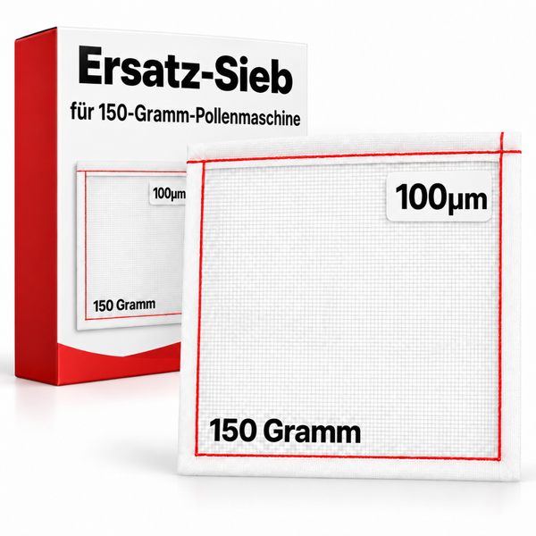 Ersatzsieb mit 100 Mikrometer Maschenweite für 150 Gramm Pollenmaschine