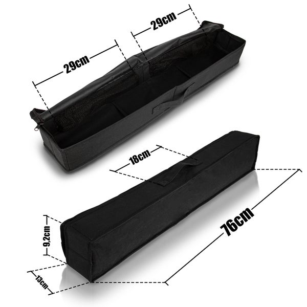 BigDean Geschenkpapier Aufbewahrung Geschenkpapier Organizer Aufbewahrungstasche Geschenkpapier Aufbewahrung Geschenkpapierrollen – mit 2 Netztaschen + verstärkter Boden und Seitenwände