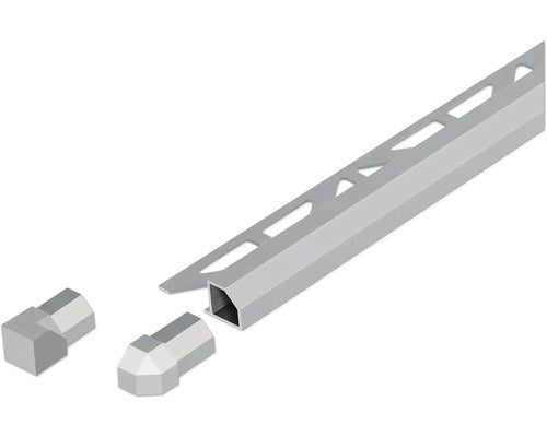 Fliesenprofil mit Abschlüssen