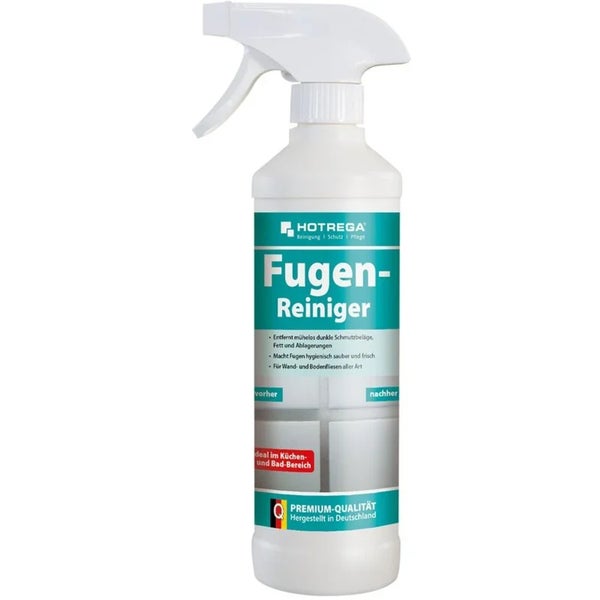 Hotrega Fugenreiniger in der Sprühflasche zur Reinigung von Wand- und Bodenfliesen