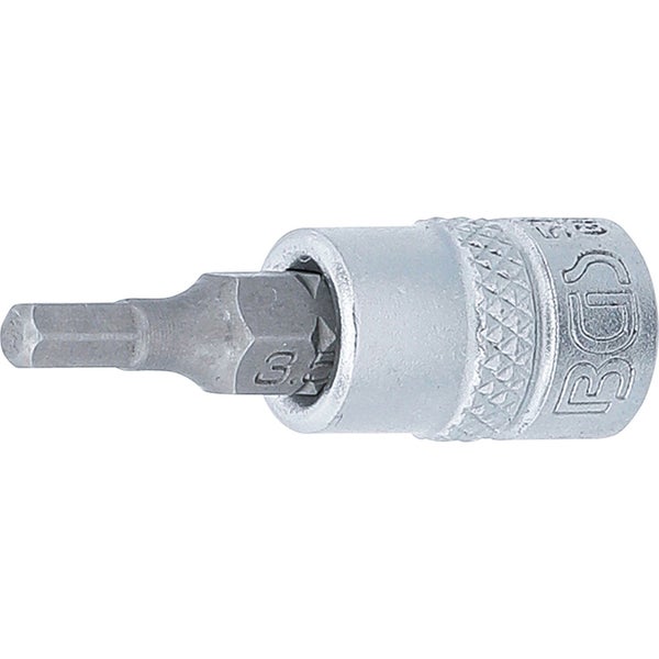 BGS Bit-Einsatz Antrieb Innenvierkant 6,3 mm (1/4) Innensechskant 3,5 mm - 5155
