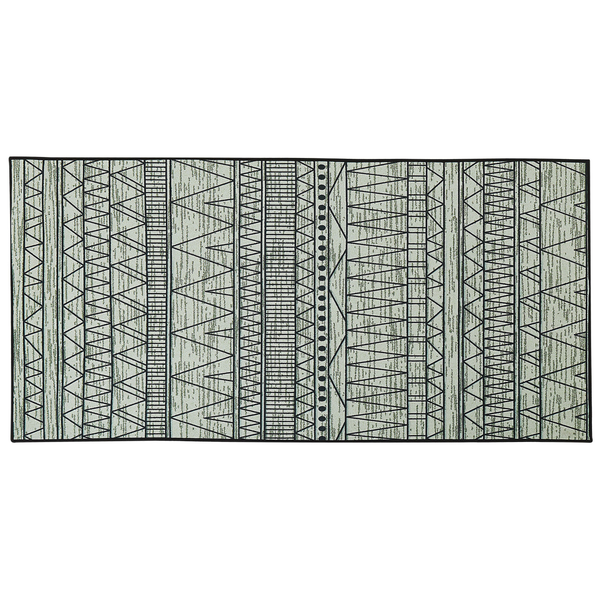 Teppich KEBAN Schwarz 80 x 150 cm