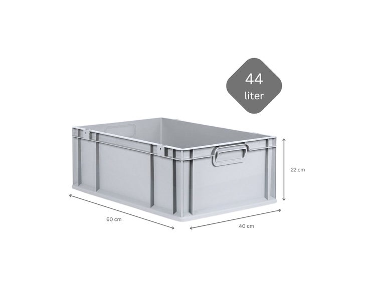 PROREGAL SparSet 5x Eurobox NextGen Grip HxBxT 22 x 40 x 60 cm 44 Liter